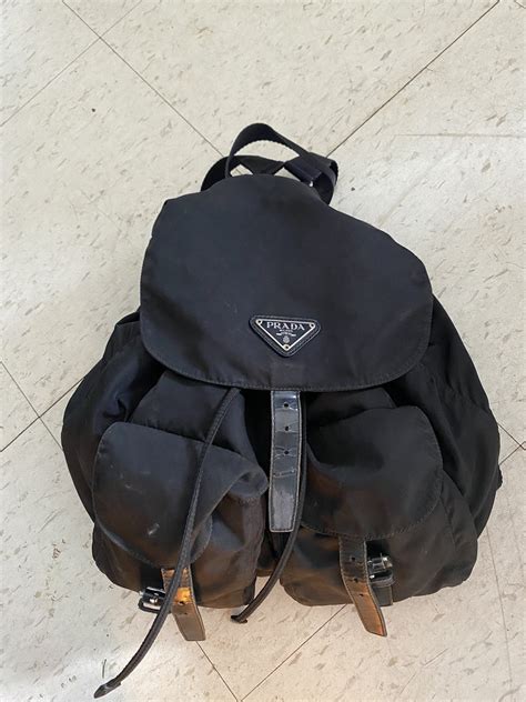 prada backpack grailed|Prada belt bag.